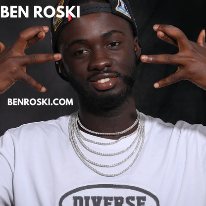 Moissanite Tennis Chain Necklace 3MM Sterling Silver, Gold & Rose Gold | VVS1 Moissanite | GRA Certified