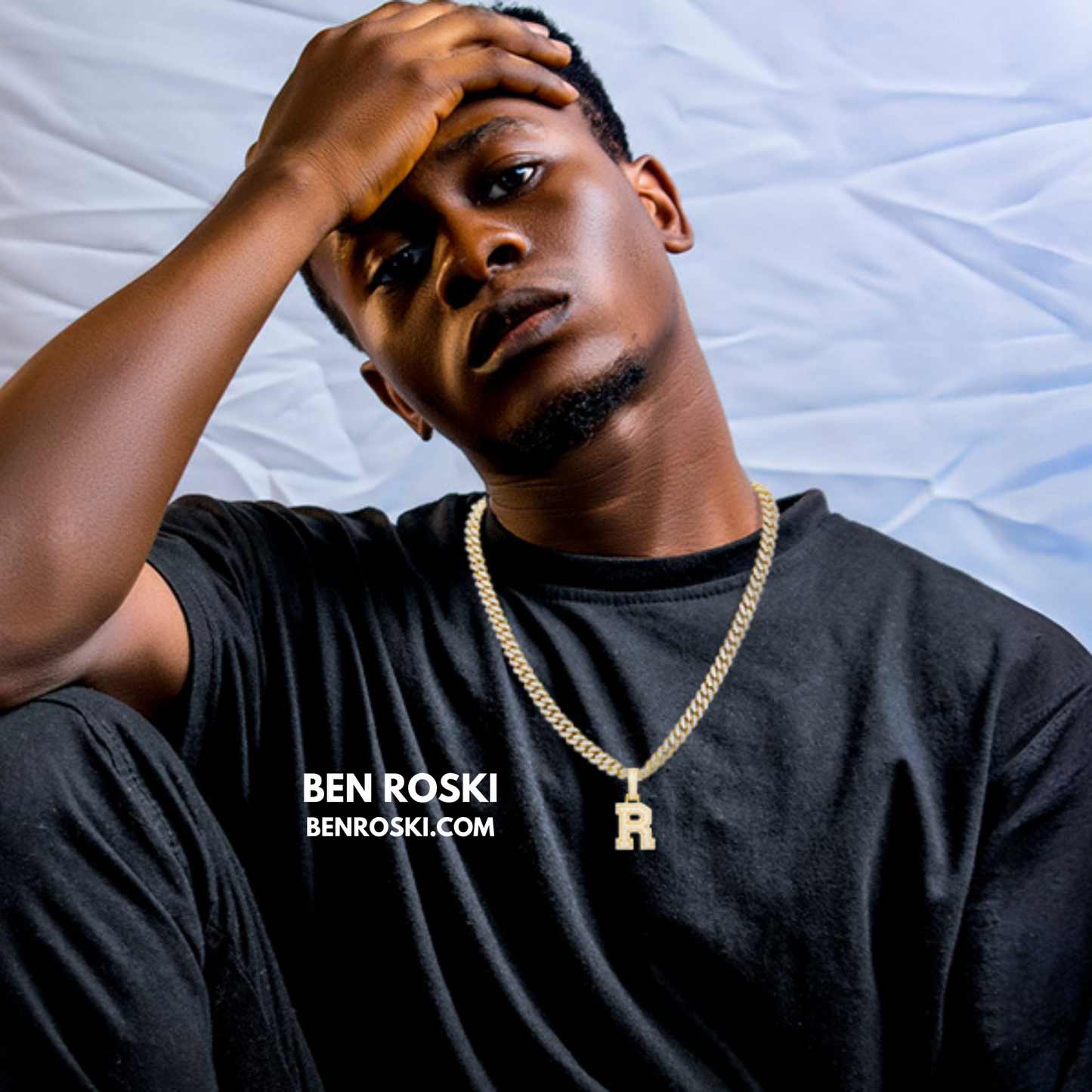 Moissanite Initial Letter Pendant Sterling Silver | Gold, Rose Gold & Silver Options | VVS Moissanite | GRA Certified