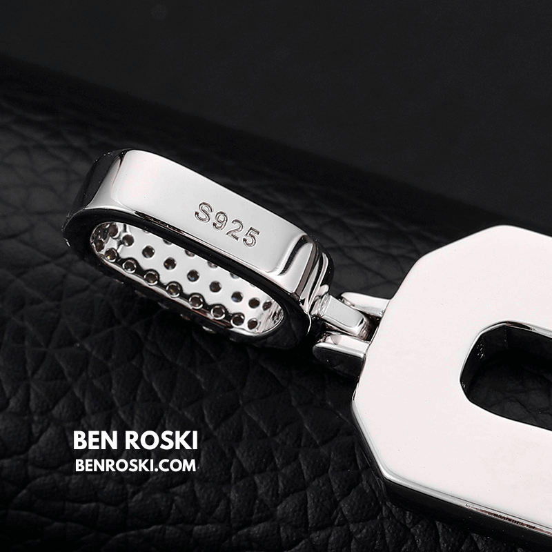 Custom Number Pendant Sterling Silver, Gold, or Rose Gold | VVS Moissanite | GRA Certified