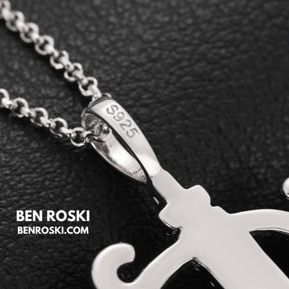 Scales of Justice Pendant Sterling Silver, Gold, or Rose Gold | VVS Moissanite | GRA Certified