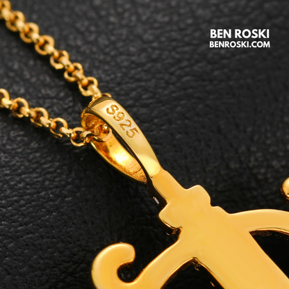 Scales of Justice Pendant Sterling Silver, Gold, or Rose Gold | VVS Moissanite | GRA Certified