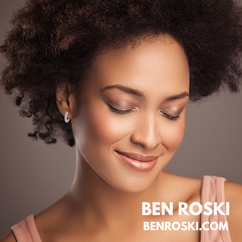 Hoop Earrings Sterling Silver, Gold, or Rose Gold | VVS Moissanite | GRA Certified