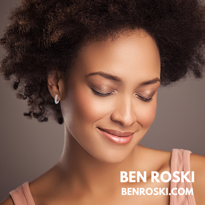 Hoop Earrings Sterling Silver, Gold, or Rose Gold | VVS Moissanite | GRA Certified