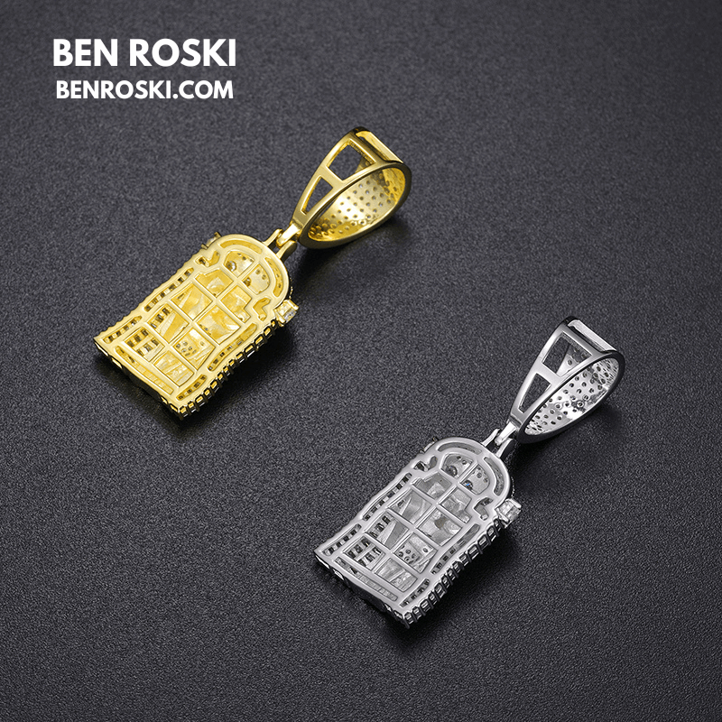 Jesus Face Moissanite Pendant Sterling Silver, Gold, or Rose Gold | VVS Moissanite | GRA Certified