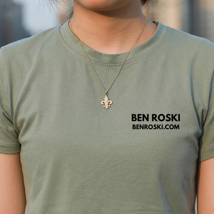 Fleur-de-Lis Moissanite Pendant Sterling Silver or Gold/Rose Gold Plated | VVS Moissanite | GRA Certified