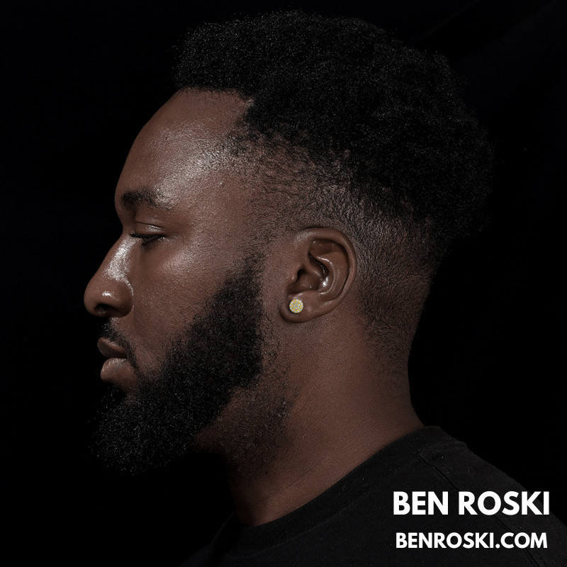 Round Cluster Stud Earrings Sterling Silver with Gold or Rose Gold Plating | VVS Moissanite | GRA Certified