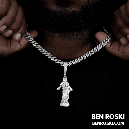 Jesus Pendant – 73MM Height | VVS1 Moissanite | GRA Certified