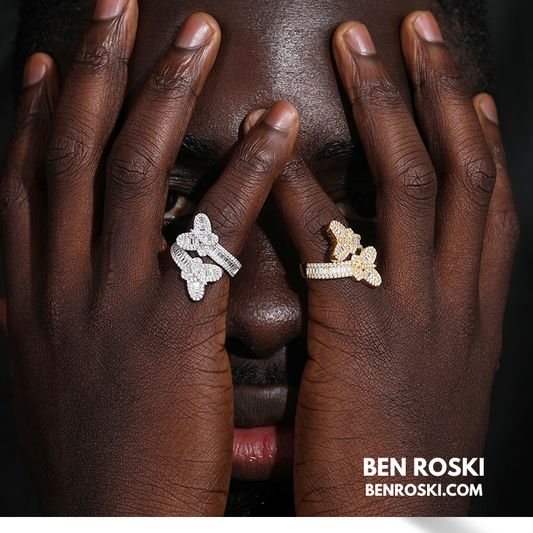 Butterfly Moissanite Ring Sterling Silver, Gold, or Rose Gold | VVS Moissanite | GRA Certified