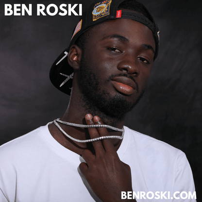 Moissanite Tennis Chain Necklace – 4MM Sterling Silver, Gold & Rose Gold | VVS1 Moissanite | GRA Certified