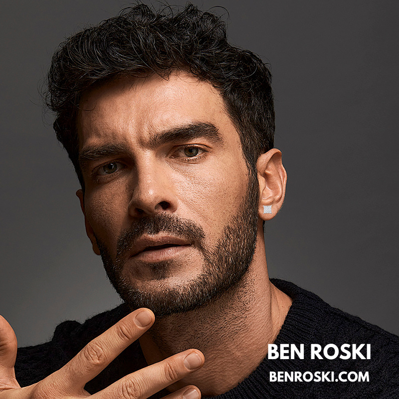 Square Cluster Stud Earrings Sterling Silver or Gold/Rose Gold Plated | VVS Moissanite | GRA Certified