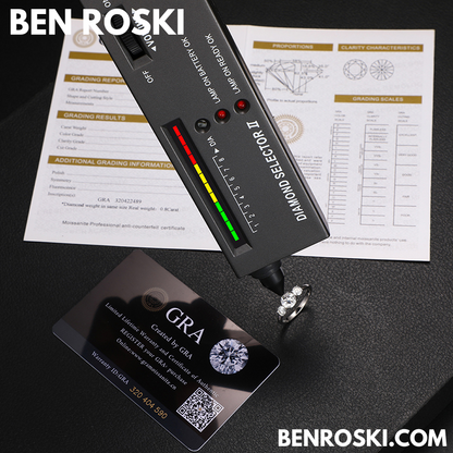 Three-Stone Moissanite Engagement Ring Sterling Silver, Gold & Rose Gold | GRA Certified