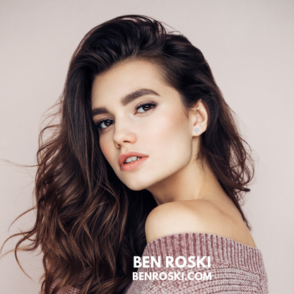 Geometric Cluster Stud Earrings Sterling Silver, Gold, or Rose Gold | VVS Moissanite | GRA Certified