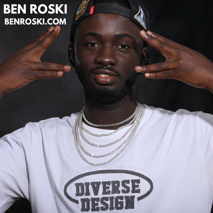 Moissanite Tennis Chain Necklace 3MM Sterling Silver, Gold & Rose Gold | VVS1 Moissanite | GRA Certified